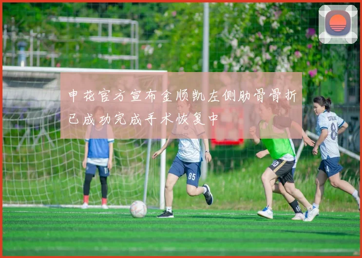 申花官方宣布金顺凯左侧肋骨骨折已成功完成手术恢复中